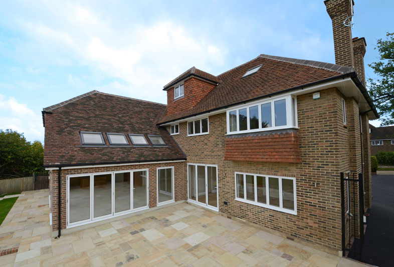 After — Rear elevation & terrace, Kippington Road